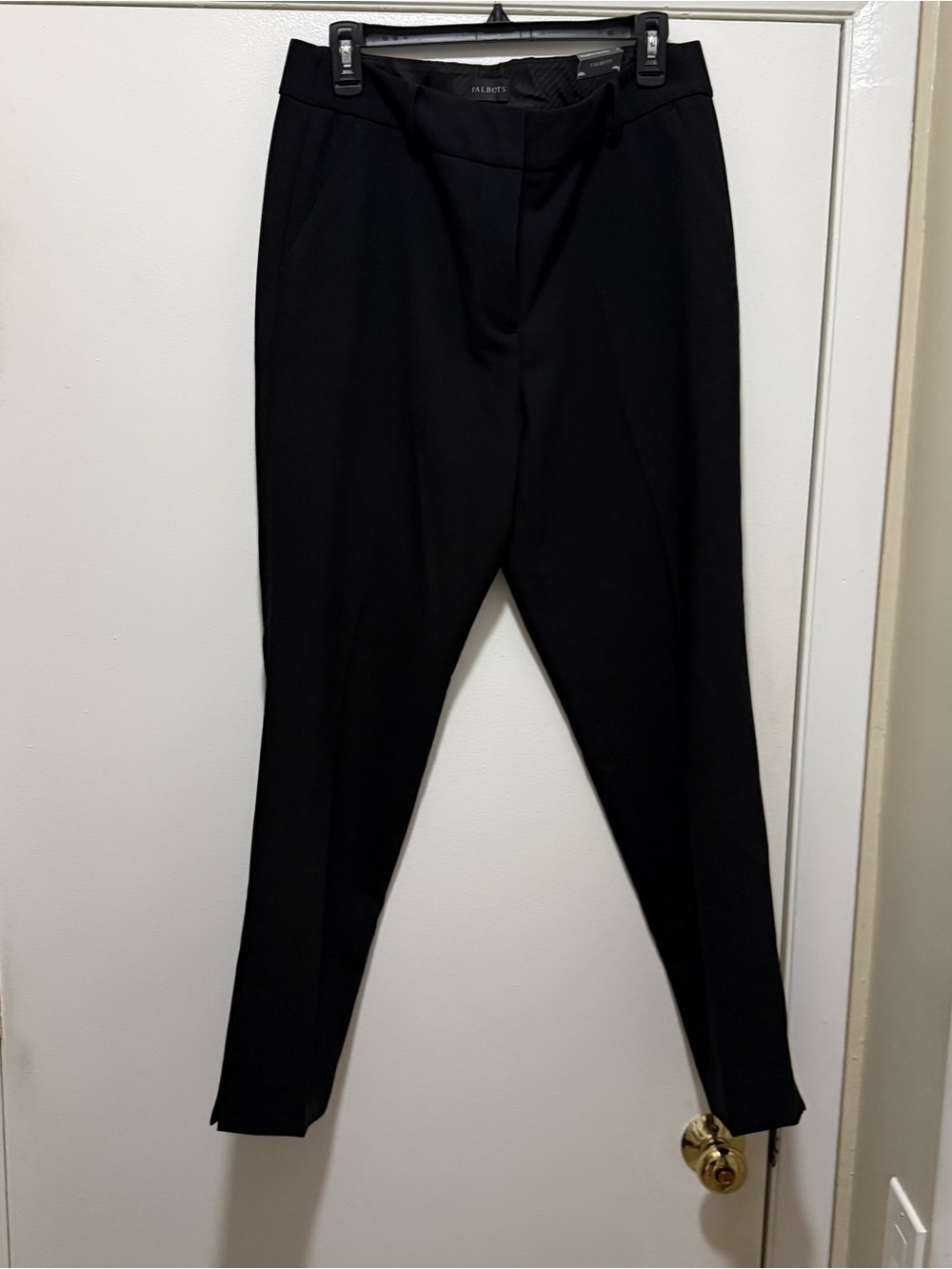 Talbots Hampshire Ankle Pant in black NWT size 12 - Picture 2 of 8